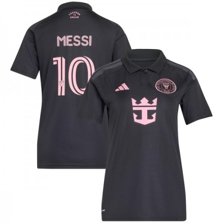 Inter Miami CF Messi 10 Fotbollströjor Dam Borta tröja 2026 Kortärmad
