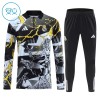 Real Madrid Marvel Barn Trainings Sweatshirt Quarter-Zip 2026-27 Svart