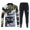 Real Madrid Marvel Trainings Sweatshirt Quarter-Zip 2026-27 Svart