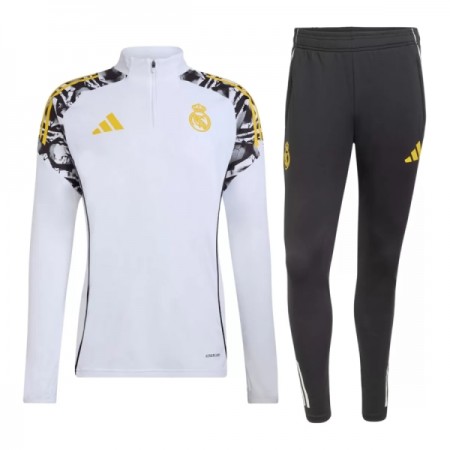 Real Madrid Trainings Sweatshirt Quarter-Zip 2026-27 Vit
