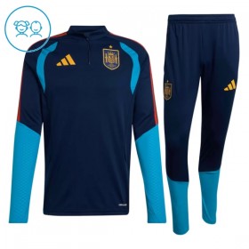 Spanien Barn Trainings Sweatshirt Quarter-Zip 2026-27 Navy