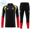 Tyskland Barn Trainings Sweatshirt Quarter-Zip 2026-27 Svart