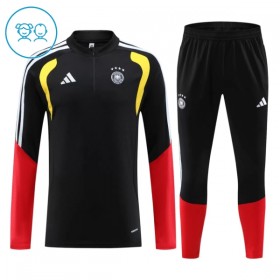 Tyskland Barn Trainings Sweatshirt Quarter-Zip 2026-27 Svart