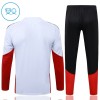 Tyskland Barn Trainings Sweatshirt Quarter-Zip 2026-27 Vit