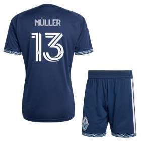 Vancouver Whitecaps Muller 13 Fotbollströjor Barn Borta tröja 2026 Kortärmad