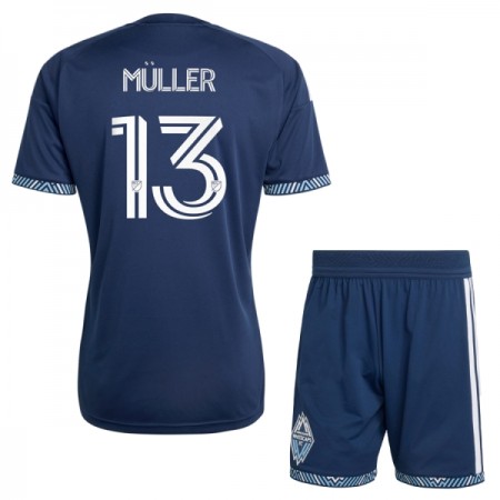 Vancouver Whitecaps Muller 13 Fotbollströjor Barn Borta tröja 2026 Kortärmad