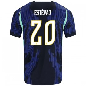 Brasilien Estevao 20 Fotbollströjor Borta tröja World Cup 2026 Kortärmad