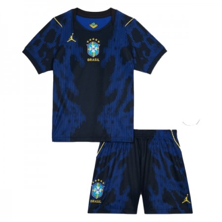 Brasilien Fotbollströjor Barn Borta tröja World Cup 2026 Kortärmad
