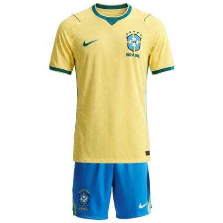 Brasilien Fotbollströjor Barn Hemma tröja World Cup 2026 Kortärmad