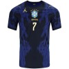 Brasilien Vini JR. 7 Fotbollströjor Borta tröja World Cup 2026 Kortärmad