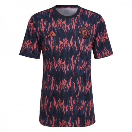 Manchester United Pre-Match Fotbollströjor 2025-26 Svart Kortärmad