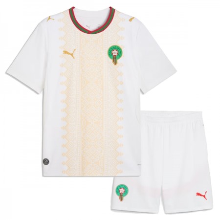 Marocko Fotbollströjor Barn Borta tröja World Cup 2026 Kortärmad
