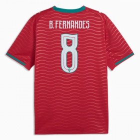 Portugal B. Fernandes 8 Fotbollströjor Hemma tröja World Cup 2026 Kortärmad