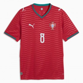 Portugal B. Fernandes 8 Fotbollströjor Hemma tröja World Cup 2026 Kortärmad