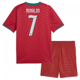 Portugal Ronaldo 7 Fotbollströjor Barn Hemma tröja World Cup 2026 Kortärmad