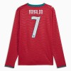 Portugal Ronaldo 7 Fotbollströjor Hemma tröja World Cup 2026 Långärmad