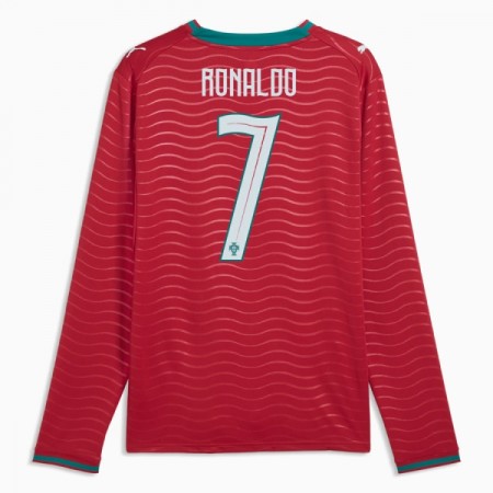Portugal Ronaldo 7 Fotbollströjor Hemma tröja World Cup 2026 Långärmad