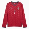 Portugal Ronaldo 7 Fotbollströjor Hemma tröja World Cup 2026 Långärmad