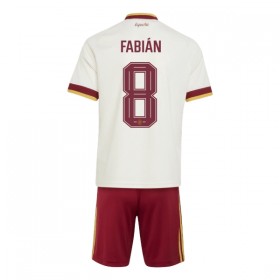 Spanien Fabian 8 Fotbollströjor Barn Borta tröja World Cup 2026 Kortärmad