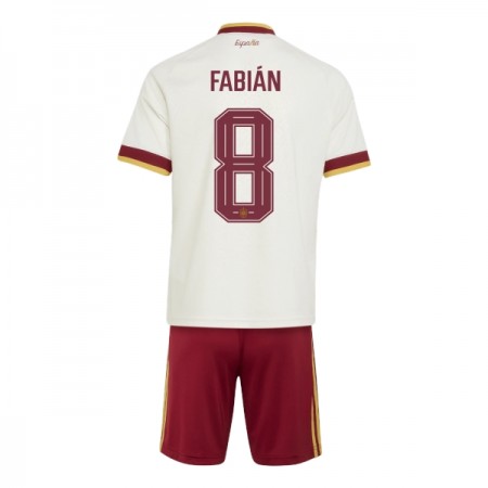 Spanien Fabian 8 Fotbollströjor Barn Borta tröja World Cup 2026 Kortärmad