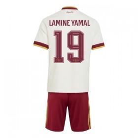 Spanien Lamine Yamal 19 Fotbollströjor Barn Borta tröja World Cup 2026 Kortärmad