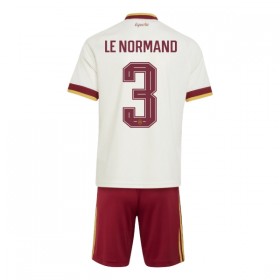 Spanien Le Normand 3 Fotbollströjor Barn Borta tröja World Cup 2026 Kortärmad