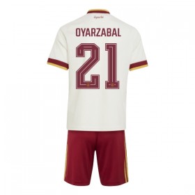 Spanien Oyarzabal 21 Fotbollströjor Barn Borta tröja World Cup 2026 Kortärmad