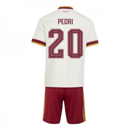 Spanien Pedri 20 Fotbollströjor Barn Borta tröja World Cup 2026 Kortärmad