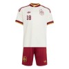 Spanien Zubimendi 18 Fotbollströjor Barn Borta tröja World Cup 2026 Kortärmad