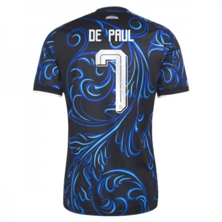 Argentina De Paul 7 Fotbollströjor Borta tröja World Cup 2026 Kortärmad