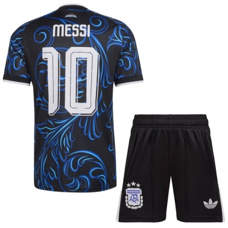 Argentina Messi 10 Fotbollströjor Barn Borta tröja World Cup 2026 Kortärmad