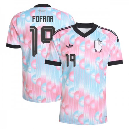 Belgien Fofana 19 Fotbollströjor Borta tröja World Cup 2026 Kortärmad