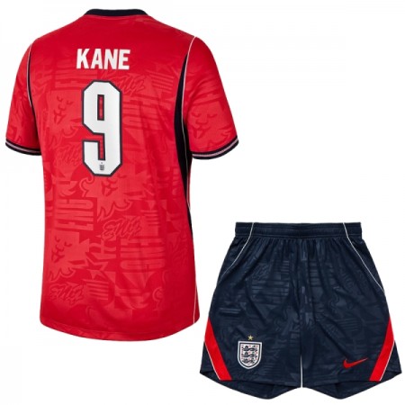 England Kane 9 Fotbollströjor Barn Borta tröja World Cup 2026 Kortärmad