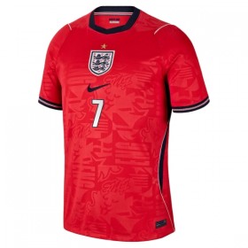 England Saka 7 Fotbollströjor Barn Borta tröja World Cup 2026 Kortärmad