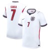 England Saka 7 Fotbollströjor Hemma tröja World Cup 2026 Kortärmad
