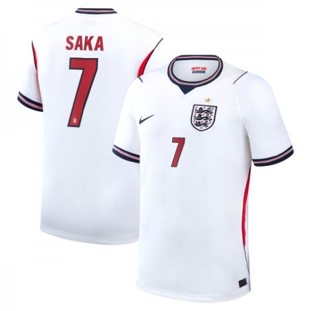 England Saka 7 Fotbollströjor Hemma tröja World Cup 2026 Kortärmad