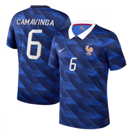 Frankrike Camavinga 6 Fotbollströjor Hemma tröja World Cup 2026 Kortärmad