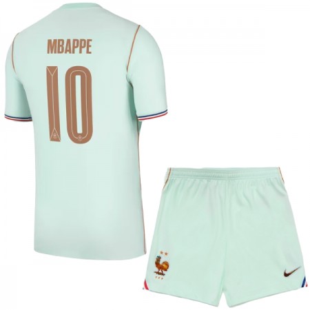 Frankrike Mbappé 10 Fotbollströjor Barn Borta tröja World Cup 2026 Kortärmad