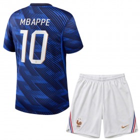 Frankrike Mbappé 10 Fotbollströjor Barn Hemma tröja World Cup 2026 Kortärmad