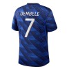 Frankrike O. Dembele 7 Fotbollströjor Hemma tröja World Cup 2026 Kortärmad