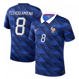 Frankrike Tchouameni 8 Fotbollströjor Hemma tröja World Cup 2026 Kortärmad