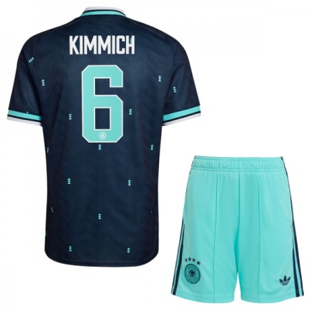Tyskland Kimmich 6 Fotbollströjor Barn Borta tröja World Cup 2026 Kortärmad