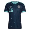 Tyskland N. Schlotterbeck 15 Fotbollströjor Borta tröja World Cup 2026 Kortärmad
