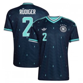 Tyskland Rudiger 2 Fotbollströjor Borta tröja World Cup 2026 Kortärmad