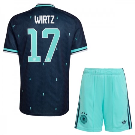Tyskland Wirtz 17 Fotbollströjor Barn Borta tröja World Cup 2026 Kortärmad