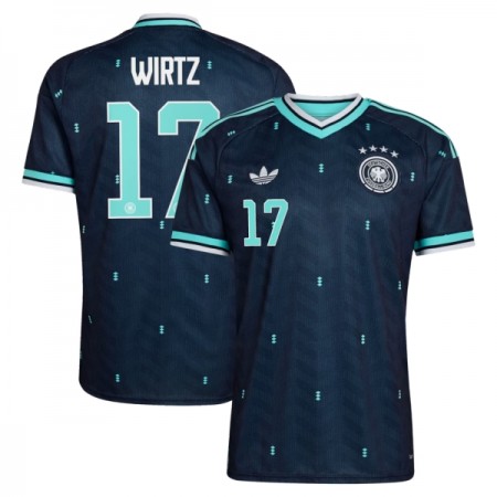 Tyskland Wirtz 17 Fotbollströjor Borta tröja World Cup 2026 Kortärmad