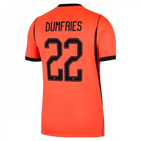 Nederländerna Dumfries 22 Fotbollströjor Hemma tröja World Cup 2026 Kortärmad