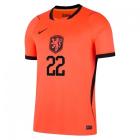 Nederländerna Dumfries 22 Fotbollströjor Hemma tröja World Cup 2026 Kortärmad