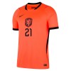 Nederländerna F. De Jong 21 Fotbollströjor Barn Hemma tröja World Cup 2026 Kortärmad