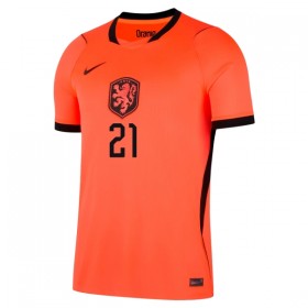 Nederländerna F. De Jong 21 Fotbollströjor Barn Hemma tröja World Cup 2026 Kortärmad